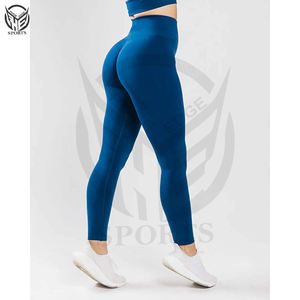 Leggings de sport personnalisés à taille haute, respirants, en nylon et élasthanne, pour femmes, vêtements de sport actifs, pantalons de yoga - Product Image 3