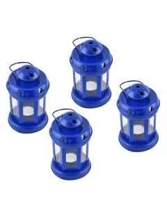 Diseño de lujo Fácil de colgar con portavelas Linterna de metal duradera para jardín y fiestas a precio mayorista para exportación a granel - Product Image 3