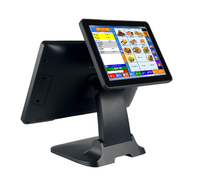 POS táctil plegable compacto para Windows/Android Google GMS restaurante de comida rápida/tienda 40% ahorro de carga caja registradora eficiente