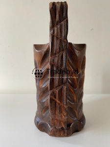 Tradebyd Tasse en bois rustique pour aventures en plein air avec un style naturel large - Product Image 5