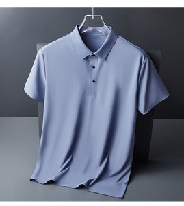 Camiseta de Manga Corta para Hombre, Tejida, Transpirable, 100% Algodón, Color Sólido, Antiencogimiento, de Alta Calidad, Personalizable - Product Image 1