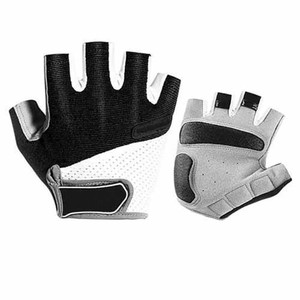 Nouveauté Gants de sport légers en polyester demi-doigt pour l'entraînement fitness, haltérophilie, fermeture à lacets pour hommes et femmes - Product Image 3
