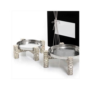 Soporte para Pastel Ecológico Personalizable con Elegante Diseño de Incrustaciones de Concha para Uso en Bodas, Hoteles y Fiestas de Ramadán - Product Image 4