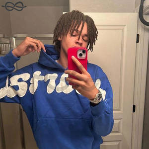 Top Qualité Puff Print Hoodies Ligne Coton Guirlande Larmes American Streetwear Marque Hoodies & Sweatshirts - Product Image 4