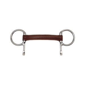 Mors de cheval en acier inoxydable de qualité supérieure, demi-cuillère, avec embout lisse, pour l'équitation et l'équipement équestre - Product Image 2