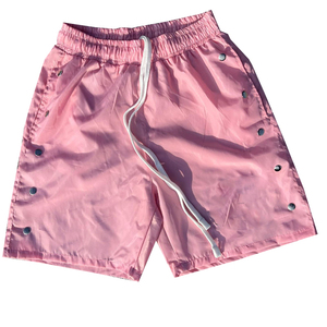Pantalones cortos Cargo con botones plateados, pantalones cortos vaqueros personalizados, pantalones cortos de talla grande para verano, ropa de calle, pantalones cortos Cargo de algodón de cintura media - Product Image 5