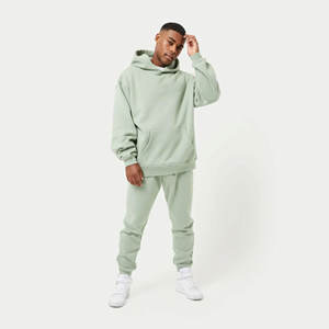 Sweat à capuche imprimé brodé personnalisé sans ficelles femmes 480 Gsm polaire à capuche premium vierge épais sweats à capuche pour hommes - Product Image 4