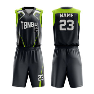 Uniforme de basket-ball de haute qualité en polyester 100% meilleur design personnalisé vêtements de sport de plein air uniforme de basket-ball - Product Image 1