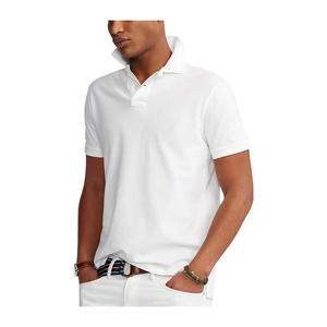 Personnalisable de haute qualité Golf pour polos motif solide tricoté Polyester Spandex grande taille hommes décontracté S propre conception Logo - Product Image 3