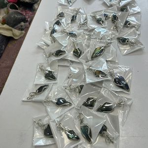 Fait à la main. Pendentif en Labradorite bleue en argent sterling 925 pendentif en fil de Labradorite bleue enroulé en forme de poire - Product Image 6