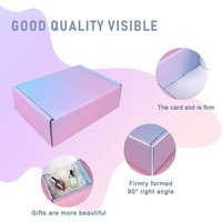 Cajas de Cartón Corrugado de 6x4x2 Pulgadas, Hechas con Materiales Reciclados, Personalizables con Relieve, para Envíos de Pequeñas Empresas