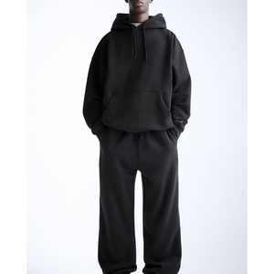Conjunto Deportivo Personalizado de Felpa Técnica para Hombre, Corte Ajustado, para Gimnasio, Correr, con Sudadera con Cremallera y Pantalones Deportivos - Product Image 6