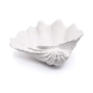 Metal Jeweler Tray With White Powder Coating Finishing Mother Of Pearl Shape Excellent Quality For Organising Jeweler