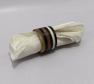 Handcrafted <b>Resin</b> Napkin Rings in Creative <b>Colours</b> and Patterns for Wedding and Party Table Decoration for Hotels - Product Image 3