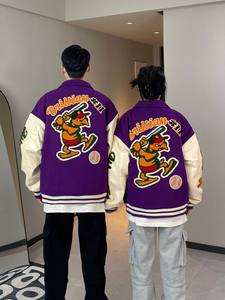 Chaquetas de béisbol para hombres y mujeres Sudadera con capucha unisex Sudaderas Suéter informal Abrigo - Product Image 4