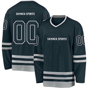 Sudadera con capucha de hockey con bordado en blanco de último diseño, camiseta de hockey sobre hielo con sublimación personalizada para niños y adultos - Product Image 2