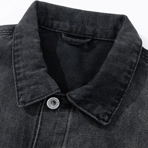 Vêtements de créateur de haute qualité pour hommes, veste et jean surdimensionné à boutons, manches longues, veste en jean personnalisée pour hommes - Product Image 3