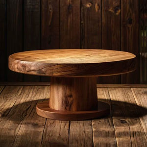 แท่นเสิร์ฟเค้กวันเกิดทรงกลมทำมือ BOOST สำหรับงานเลี้ยงฉลอง  วัสดุไม้ กันน้ำ หรูหรา ทันสมัย - Product Image 1