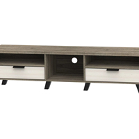 Popular Soporte de TV Moderno de Panel de Madera con Almacenamiento para Sala de Estar y Dormitorio Fabricado en Malasia 26_0102