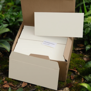 Enveloppes en papier C6/C5 couleur crème 100g/m², paquet de 400 pièces - Product Image 3