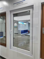Fabricant chinois de fenêtres à battants en PVC (UPVC) à double/triple vitrage pour chambre à coucher, matériau du cadre en plastique