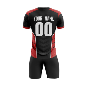 Tenue de football pour hommes, style tendance, confortable, avec nom et numéro d'équipe / Tenue de football personnalisée pour hommes, best-seller - Product Image 4