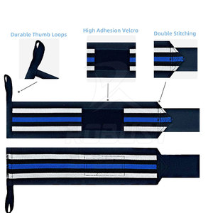 Bandes de poignet en néoprène pour la musculation - Service OEM, antidérapantes, légères et écologiques - Product Image 2
