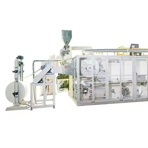 Meilleure vente Servo complet d'<span class=keywords><strong>occasion</strong></span> pour bébé de type I, ligne de production de couches de type T Machine à couches pour bébé - Product Image 1