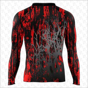 ขายส่งการพิมพ์ระเหิดแขนยาวผู้ชายผื่นยามแห้งเร็วระบายอากาศ jiu jitsu gi ที่กําหนดเองพิมพ์ bjj ผื่นยาม s - Product Image 2