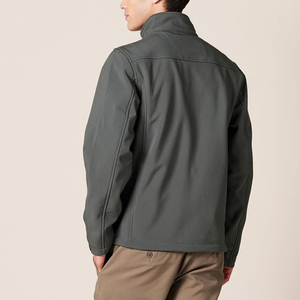 Fournisseur direct d'usine Prix de gros Logo personnalisé Veste matelassée en toile enduite à col mandarin d'hiver Logo avant pour hommes - Product Image 6