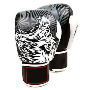Vente chaude Bonne qualité Gagnant Gants de boxe à lacets Logo personnalisé Gagnant Peau de vache Adultes Compétition Formation Gants de boxe - Product Image 1