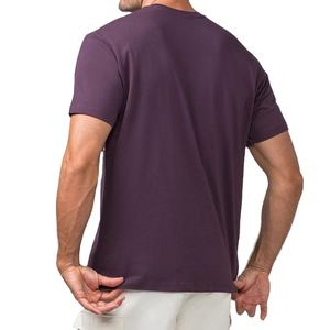 Camiseta de Algodón y Poliéster de Primera Calidad, Personalizada con Estampado, Transpirable, con Cuello Caído, Hombros Caídos, Corte Holgado, Estilo Deportivo, para Gimnasio, Malla, Estilo Cuadrado, para Hombre - Product Image 3
