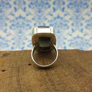 Heavy Labradorite Fancy Setting 925 Artículo de regalo de plata Anillo de diseñador Hecho a mano 925 Proveedor de joyería de plata - Product Image 3