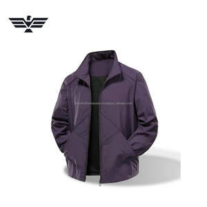 Chaqueta Cortavientos Delgada con Cuello Alto y Logotipo Personalizado para Hombre, Chaqueta Informal Ligera de Lona con Cremallera para Exteriores, Resistente al Viento, Talla XS - Product Image 4