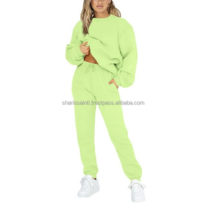 2025 hiver Logo personnalisé survêtements vierges haute qualité Mohair survêtements femmes pantalons de survêtement et ensemble de sweat à capuche - Product Image 5