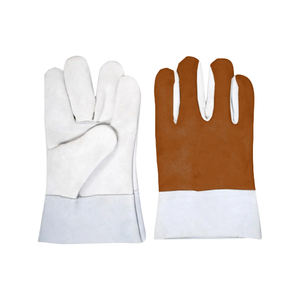 Guantes de soldadura de cuero clásicos, estilo atemporal de Palma de pistola para hombres, guantes de cuero de inspiración Vintage, guantes de cuero modernos para hombres - Product Image 2