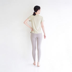 Chemises de yoga à manches courtes pour femmes à séchage rapide respirantes simples Mukasa - Product Image 4