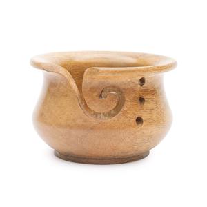 ชุดถักนิตติ้งทำด้วยมือชามไม้ขนสัตว์ภาชนะเก็บเส้นด้ายจากไม้ธรรมชาติจำนวนมากจากเวียดนาม - Product Image 6