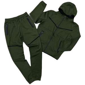 Ensembles de jogging avec logo personnalisé pour hommes, survêtements de sport pour hommes, vêtements d'entraînement, survêtement de gym personnalisé et confortable pour hommes - Product Image 2