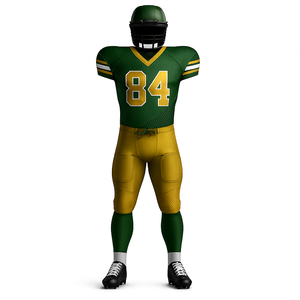 Ensembles de maillots et de pantalons de football américain en polyester respirant personnalisé à manches courtes pour équipes - Product Image 5