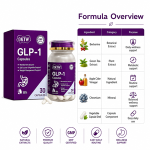 OKTW GLP-1 Capsules 30 Count Appetite Support Weight Management Natural <b>Supplement</b> - Product Image 2