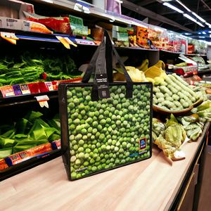 Sac de courses réutilisable écologique en PP tissé/non tissé/R-PET, sac à provisions, sac à bandoulière en provenance du Vietnam - Product Image 5
