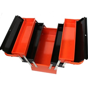 Portátil <span class=keywords><strong>plegable</strong></span> doble apertura 5 bandejas apilables metal azul almacenamiento <span class=keywords><strong>de</strong></span> <span class=keywords><strong>herramientas</strong></span> <span class=keywords><strong>caja</strong></span> <span class=keywords><strong>de</strong></span> <span class=keywords><strong>herramientas</strong></span> <span class=keywords><strong>de</strong></span> hierro - Product Image 5