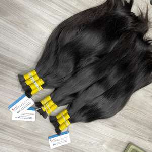 Cabello crudo de la mejor calidad, solo un donante para blanquear el color más alto, extensión de cabello vietnamita a granel de lujo listo para enviar - Product Image 5