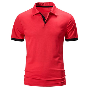 Venta al por mayor de servicios OEM logotipo bordado personalizado de manga corta polos de los hombres de talla grande Polo camiseta ropa de hombre - Product Image 5