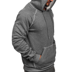 Venta Directa de Fábrica: Sudadera con Capucha Térmica de Último Estilo para Hombre, Lavado Ácido, 100% Algodón, Ropa Exterior Casual para Invierno, Marca Privada, MOQ Bajo - Product Image 4