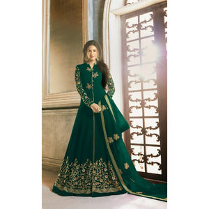 Ropa de boda de fin de semana, bordado de Georgette de imitación, Salwar Kameez con Dupatta, proveedor al por mayor - Product Image 1