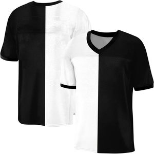 Maillot de football américain personnalisé OEM respirant grande taille, impression par sublimation, séchage rapide, vente en gros, pour usage scolaire et universitaire, en maille - Product Image 1