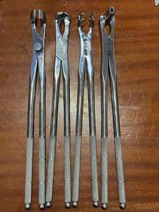 Forceps dentaires pour chevaux à 4 pièces, extraction dentaire, chirurgie buccale vétérinaire, forceps pour molaires équines, haute qualité - Product Image 5