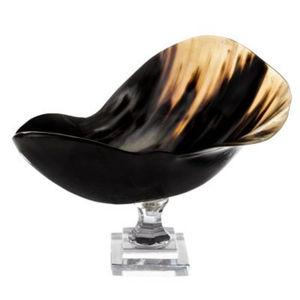 Ensemble de 2 bols de service en corne de forme verticale de qualité supérieure pour servir des collations et des salades de fruits et un affichage élégant dans les maisons contemporaines - Product Image 2